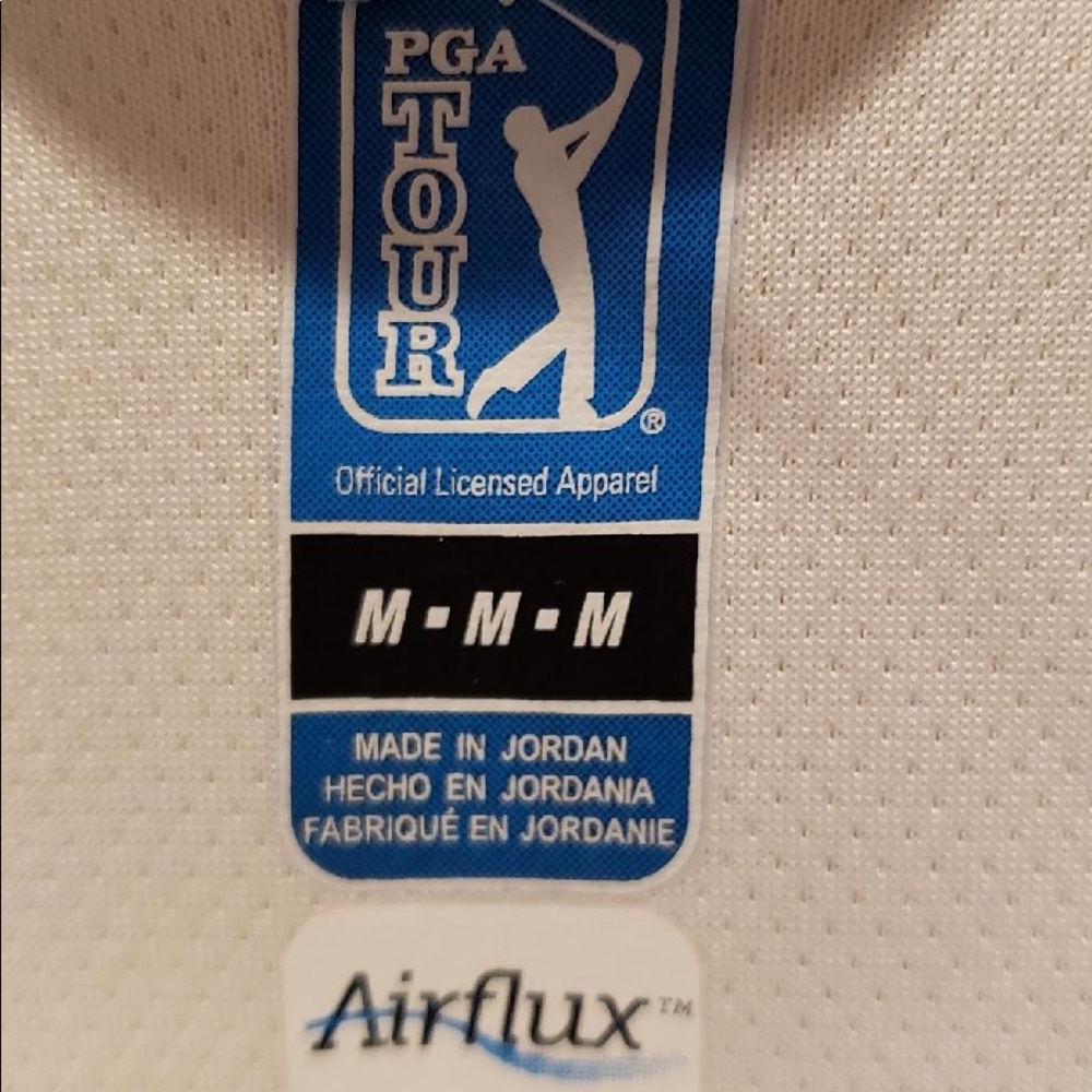 PGA Tour Men’s Airflux Short Sleeve Golf Polo Shirt, Size M - Picture 7 of 8